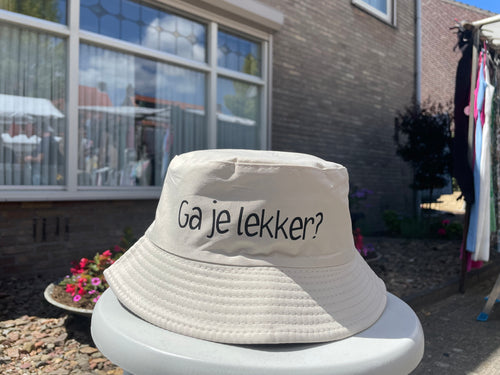 Ga je lekker?